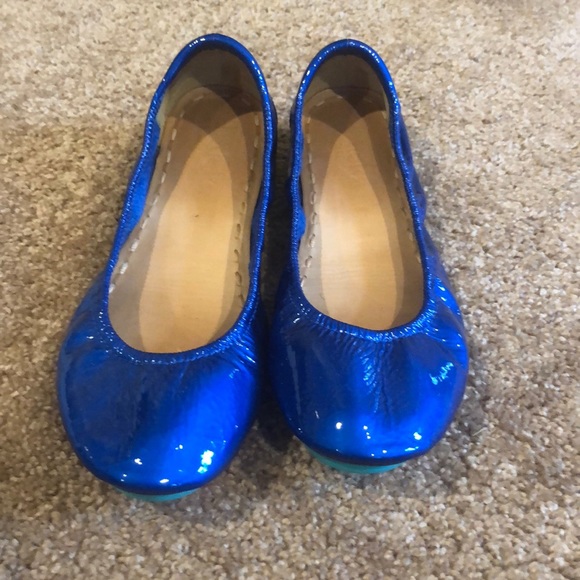 Tieks Shoes - Tieks sapphire patent size 8 excellent condition